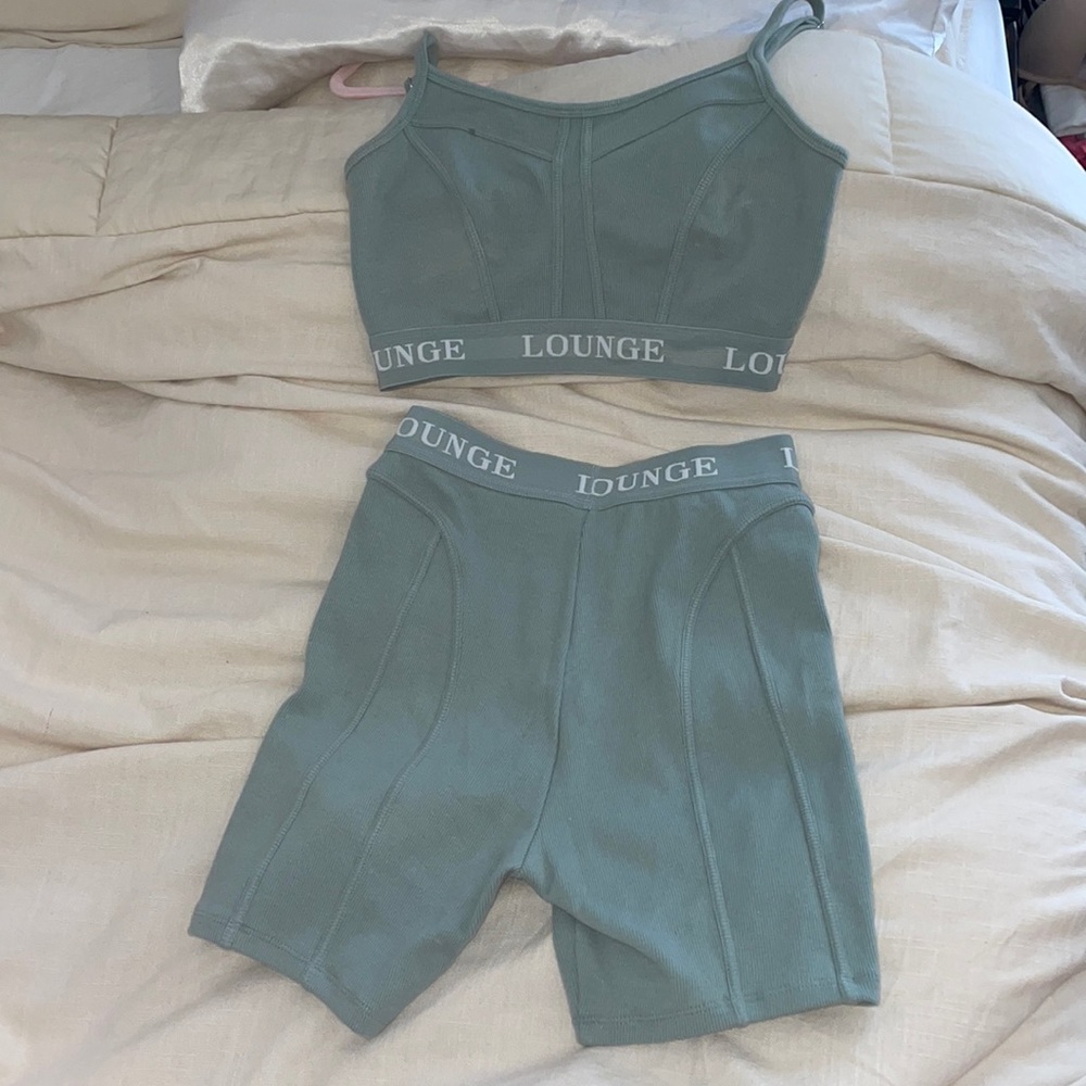 LOUNGE apparel tank & shorts 🤍